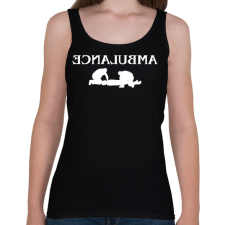PRINTFASHION Ambulance - Női atléta - Fekete női trikó