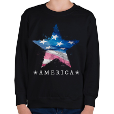 PRINTFASHION AMERICA 2 - Gyerek pulóver - Fekete gyerek pulóver, kardigán
