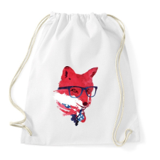 PRINTFASHION American fox - Sportzsák, Tornazsák - Fehér tornazsák