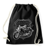 PRINTFASHION american motorcycle - Sportzsák, Tornazsák - Fekete