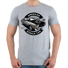 PRINTFASHION american muscle car - Férfi póló - Sport szürke férfi póló