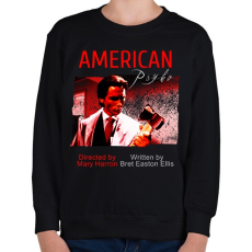 PRINTFASHION american psyho - Gyerek pulóver - Fekete