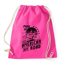 PRINTFASHION Amerika büszkesége  - Sportzsák, Tornazsák - Fukszia tornazsák
