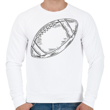 PRINTFASHION Amerikai focilabda - Férfi pulóver - Fehér férfi pulóver, kardigán