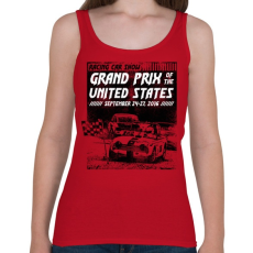PRINTFASHION Amerikai Grand Prix - Női atléta - Cseresznyepiros
