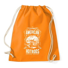 PRINTFASHION Amerikai Hotrod  - Sportzsák, Tornazsák - Narancssárga tornazsák