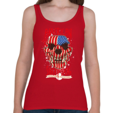 PRINTFASHION Amerikai juhászkutya - Női atléta - Cseresznyepiros