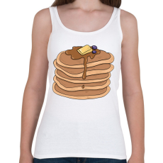 PRINTFASHION Amerikai palacsinta - Női atléta - Fehér