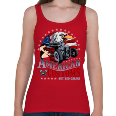 PRINTFASHION Amerikai szokás - Női atléta - Cseresznyepiros