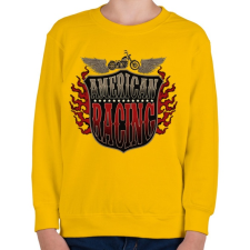 PRINTFASHION Amerikai verseny - Gyerek pulóver - Sárga gyerek pulóver, kardigán