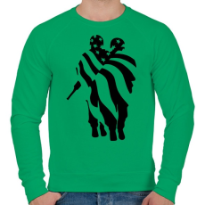 PRINTFASHION Amerikai zászló - Férfi pulóver - Zöld