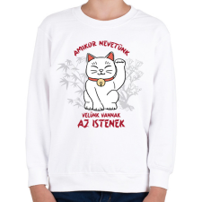 PRINTFASHION Amikor nevetünk - Gyerek pulóver - Fehér gyerek pulóver, kardigán