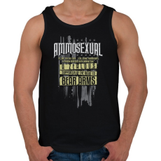 PRINTFASHION Ammo - Férfi atléta - Fekete