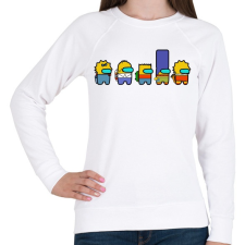 PRINTFASHION Among Simpsons - Női pulóver - Fehér női pulóver, kardigán