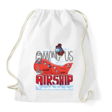PRINTFASHION Among us airship 2021 - Sportzsák, Tornazsák - Fehér tornazsák