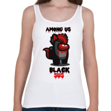 PRINTFASHION Among us Black sus - Női atléta - Fehér