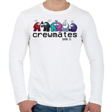 PRINTFASHION Among us Crewmates among us - Férfi hosszú ujjú póló - Fehér férfi póló