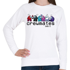 PRINTFASHION Among us Crewmates among us - Női pulóver - Fehér