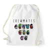PRINTFASHION Among us - crewmates bonus - Sportzsák, Tornazsák - Fehér