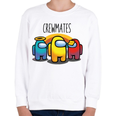 PRINTFASHION Among us - crewmates - Gyerek pulóver - Fehér