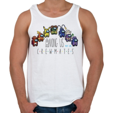 PRINTFASHION Among us - crewmates next gen - Férfi atléta - Fehér