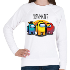 PRINTFASHION Among us - crewmates - Női pulóver - Fehér női pulóver, kardigán