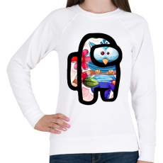 PRINTFASHION Among Us - Cuki Bagoly - Női pulóver - Fehér