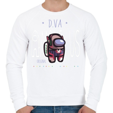 PRINTFASHION Among us D.VA premium skin set - Férfi pulóver - Fehér férfi pulóver, kardigán