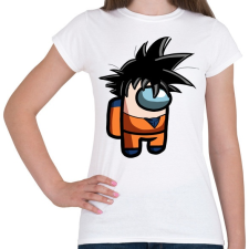 PRINTFASHION Among us - Dragonball - Női póló - Fehér női póló