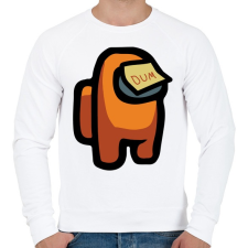 PRINTFASHION Among us Dum - Férfi pulóver - Fehér férfi pulóver, kardigán