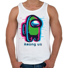 PRINTFASHION Among us  - Férfi atléta - Fehér