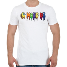 PRINTFASHION Among Us - Férfi póló - Fehér férfi póló