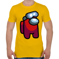 PRINTFASHION Among us - Férfi póló - Sárga férfi póló