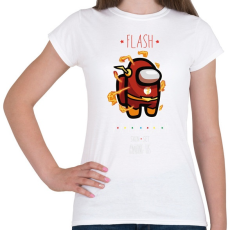 PRINTFASHION Among us Flash 2 premium skin set - Női póló - Fehér