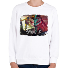 PRINTFASHION Among Us - Gyerek pulóver - Fehér