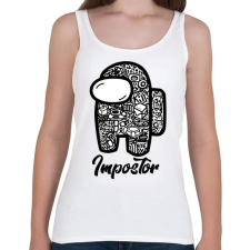 PRINTFASHION Among us Impostor art - Női atléta - Fehér női trikó