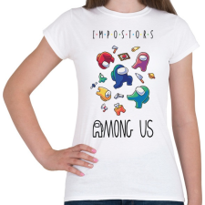PRINTFASHION Among us - impostors among us - Női póló - Fehér női póló