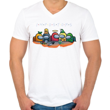 PRINTFASHION Among us - impostors - Férfi V-nyakú póló - Fehér férfi póló