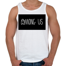 PRINTFASHION Among us logo - Férfi atléta - Fehér