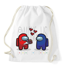 PRINTFASHION Among us - love is real - Sportzsák, Tornazsák - Fehér tornazsák