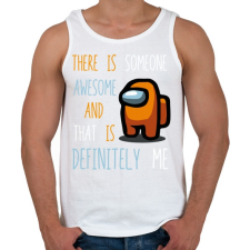 PRINTFASHION Among us me is awesome - Férfi atléta - Fehér atléta, trikó