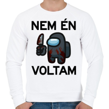 PRINTFASHION Among Us - Nem én voltam - Férfi pulóver - Fehér férfi pulóver, kardigán