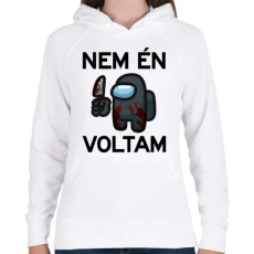 PRINTFASHION Among Us - Nem én voltam - Női kapucnis pulóver - Fehér