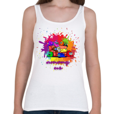 PRINTFASHION Among us - Női atléta - Fehér