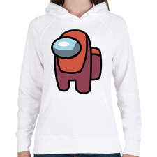 PRINTFASHION among us - Női kapucnis pulóver - Fehér női pulóver, kardigán