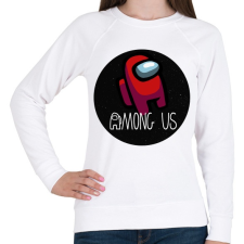 PRINTFASHION Among us - Női pulóver - Fehér női pulóver, kardigán