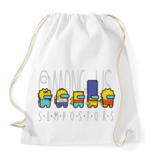 PRINTFASHION Among us - simpostors - Sportzsák, Tornazsák - Fehér tornazsák