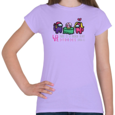PRINTFASHION Among us - stories - there is a broken heart - Női póló - Viola