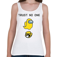 PRINTFASHION Among us Trust no one - Női atléta - Fehér
