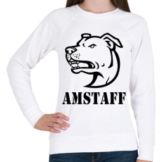 PRINTFASHION Amstaff 02 - Női pulóver - Fehér